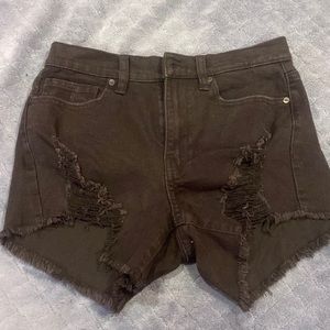 Kendall + Kylie Black Jean Shorts